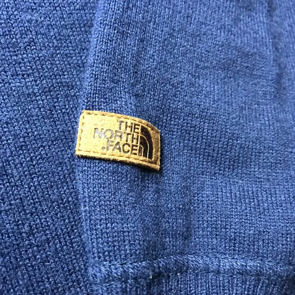 The North Face Mens Navy Blue Cotton Wool Blend Quarter Zip Sweater XL HJ108297 - Picture 4 of 12